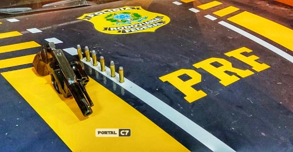Empresário é preso na BR-343 por Porte Ilegal de Arma de Fogo e Munições