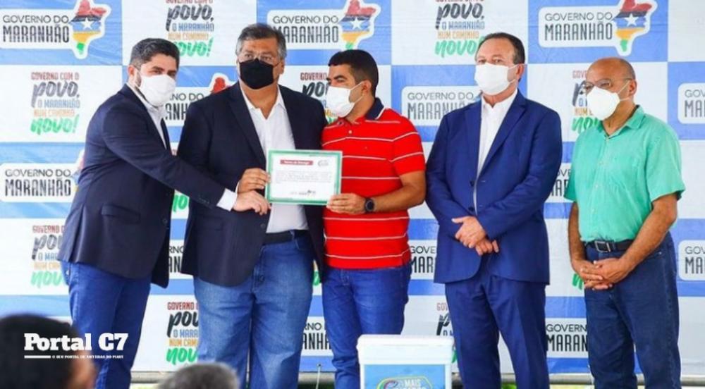 Adelbarto Santos recebe quase 3.000 Kg de pescados do governador do Maranhão