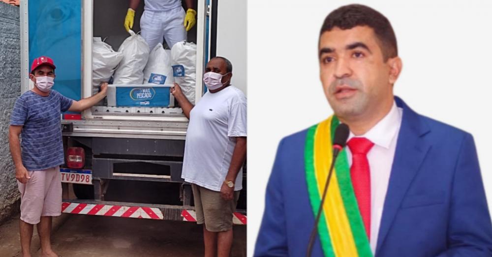 Prefeito vai distribuir 3mil Kgs de peixes e mais de 500 Cestas Básicas em São Francisco do Maranhão