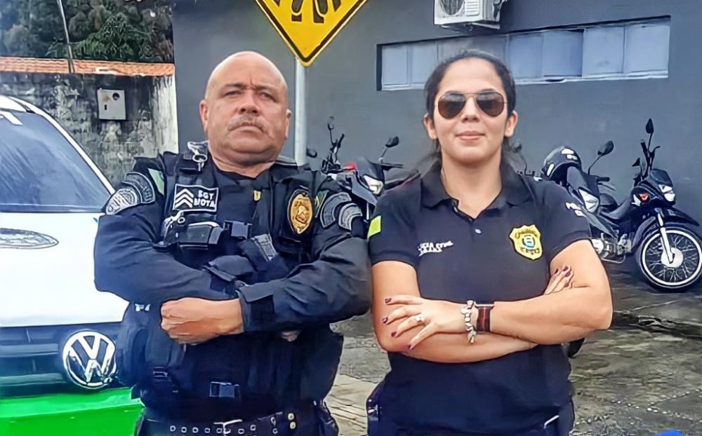 Delegada Amanda e Sargento Mota cumprem mandado de prisão em São Pedro do Piauí