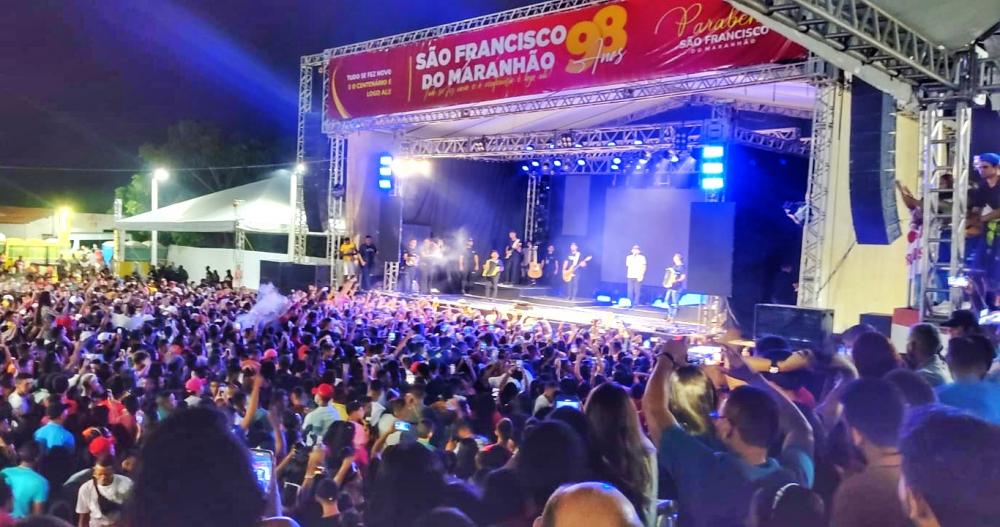 Aniversário de São Francisco do Maranhão é comemorado em grande estilo com shows; veja!