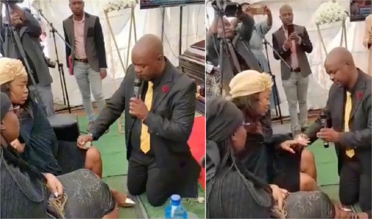 Pastor pede mulher em casamento justamente no velório do pai dela e imagens viralizam; veja!