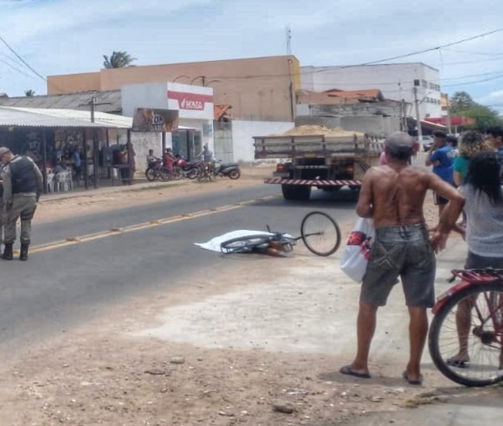 Mulher morre após ter cabeça esmagada por caminhão em cidade do Piauí