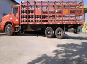 Caminhão com gás roubado em Regeneração, é abandonado na zona rural de Palmeirais