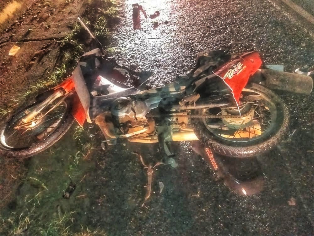 Homem morre após colisão entre caminhão-baú e motocicleta na BR 343, em São Pedro do Piauí