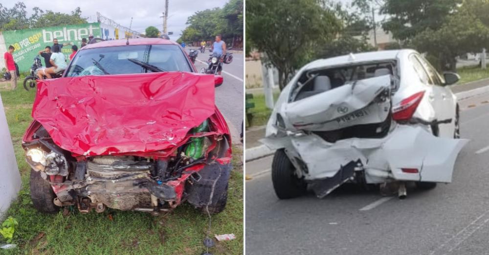 Mulher morre atropelada após colisão entre dois carros em cidade do Piauí