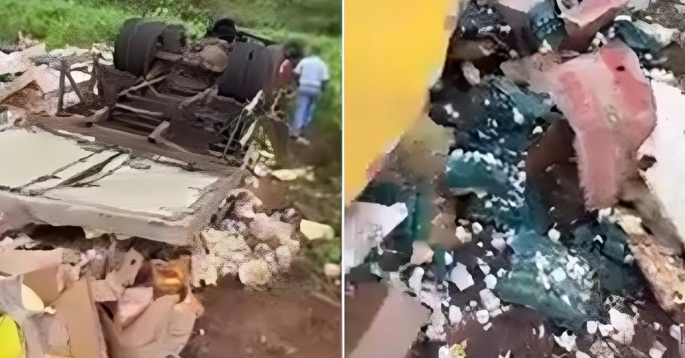 Acidente com caminhão de empresa atacadista de carnes deixa dois mortos no Piauí