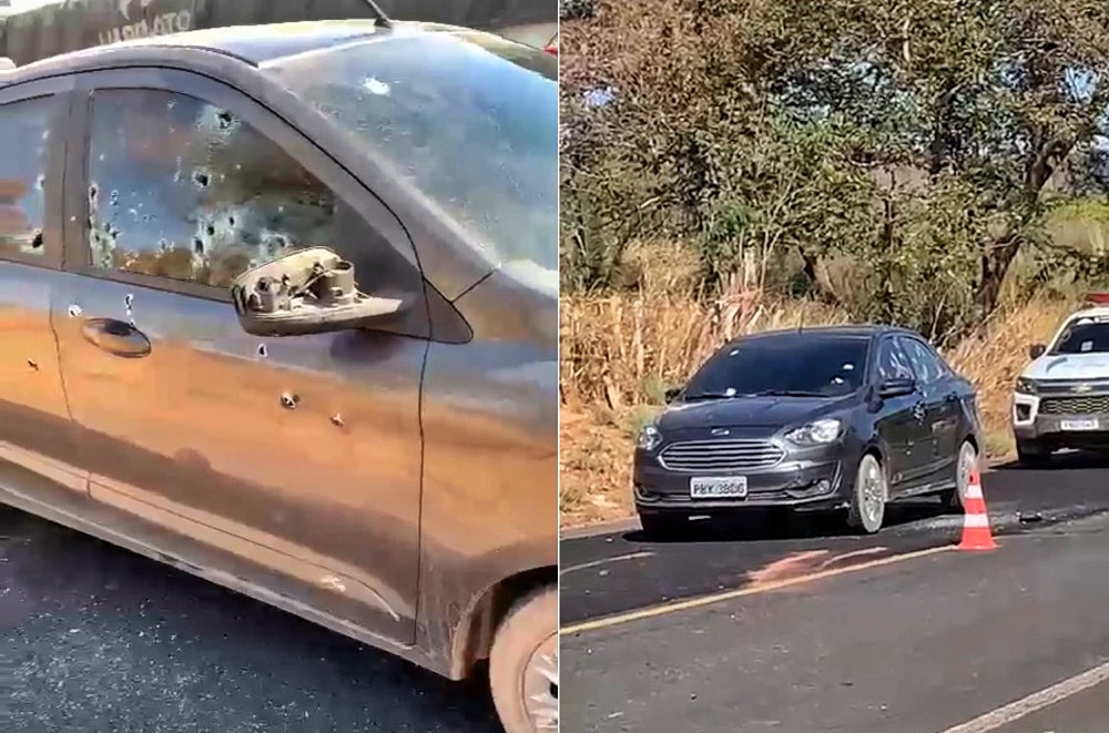 Dois homens são executados com mais de 50 tiros em carro no Sul do Piauí