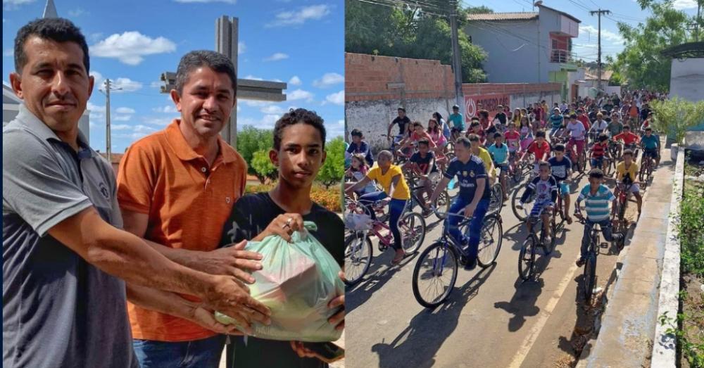 Damilton Silva participa do 9º Passeio Ciclístico da Independência em São Francisco do Maranhão