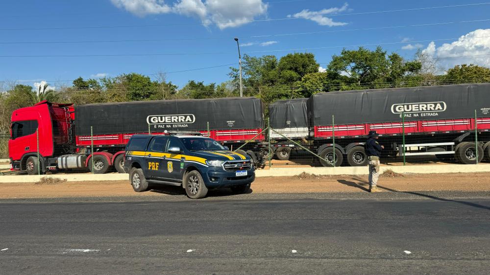 Polícia Rodoviária Federal apreende 120m³ de madeira com documentação falsa em Palmeirais