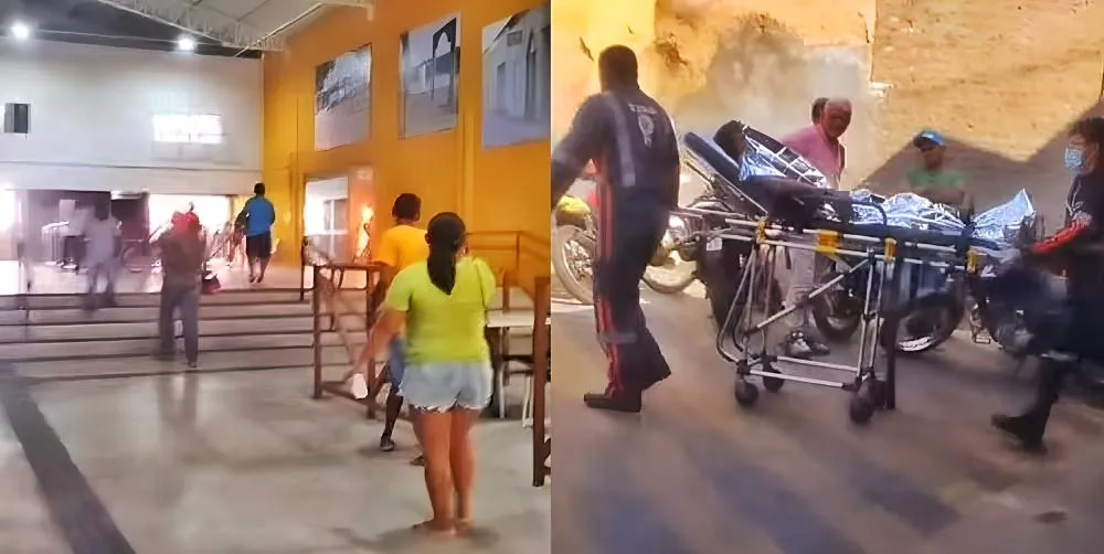 Homem ateia fogo em duas pessoas no Mercado Público da cidade de Floriano