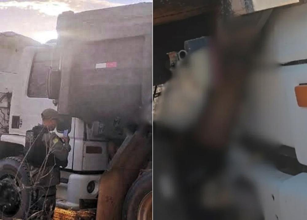 Motorista tem a cabeça esmagada entre duas caçambas no interior do Piauí