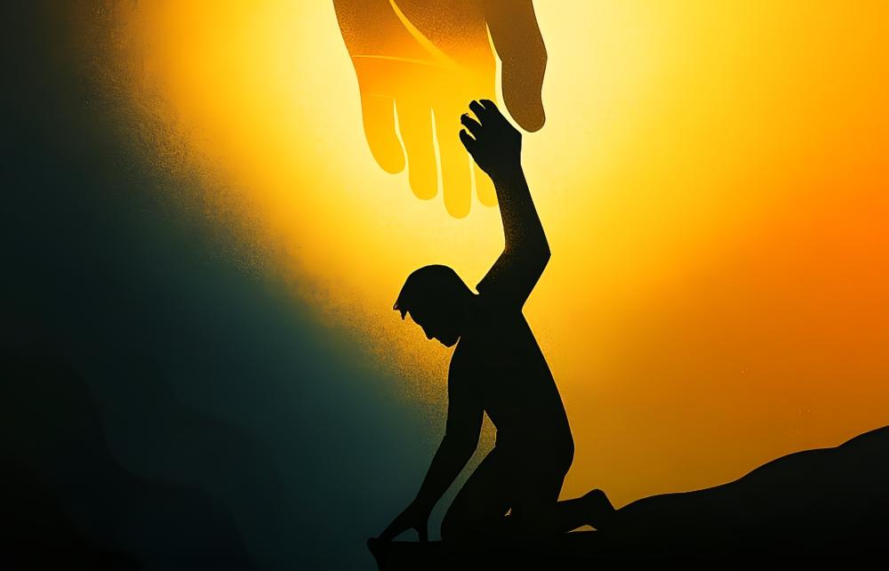 1 Coríntios 15:57: “Não se afaste de Deus por pecar, fique com ele até vencer o pecado.”