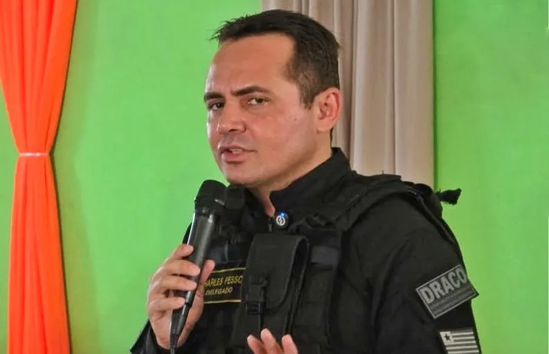 Delegado Charles Pessoa ministra palestra sobre criminalidade e prevenção em Palmeirais