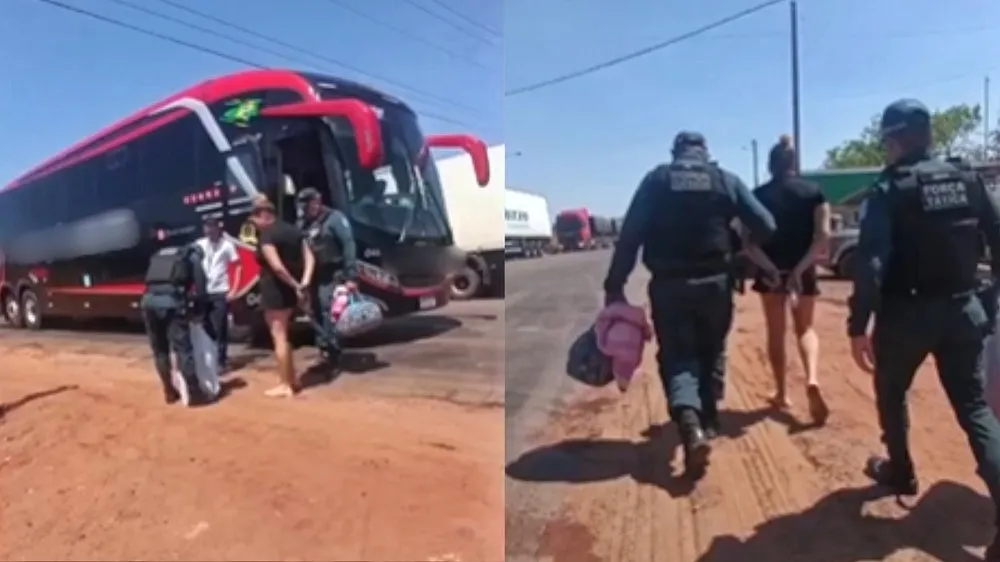 Mulher investigada por homicídio qualificado é presa dentro de ônibus no Sul do Piauí