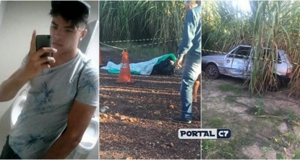 Jovem morre após colisão entre motocicleta e carro em rodovia do Piauí