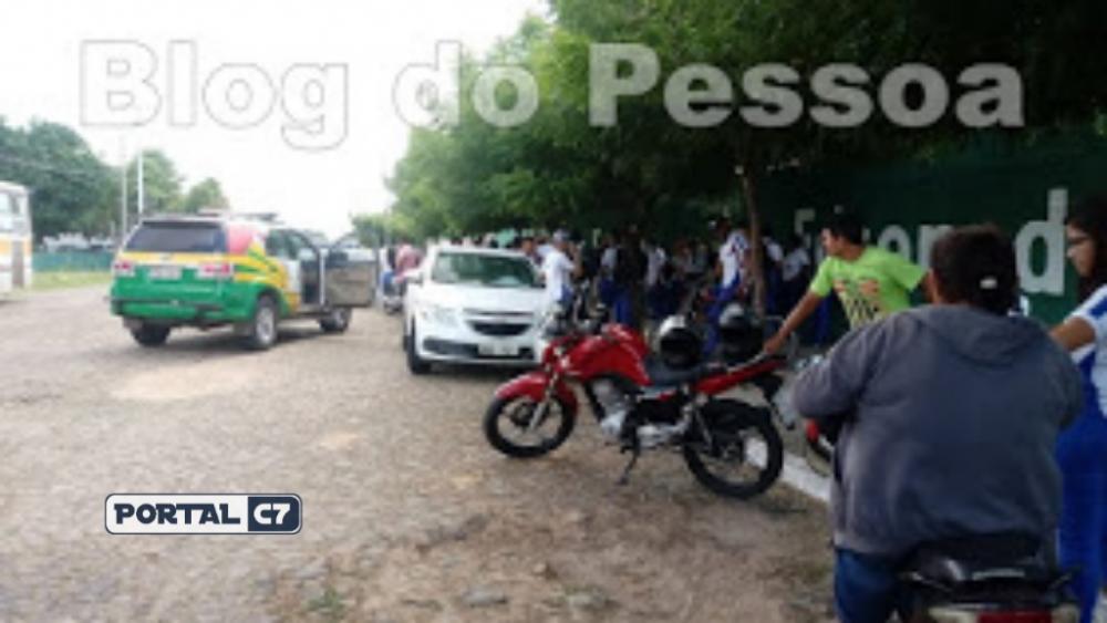 Piauí: Bandidos fazem disparos em frente a escola e roubam pertences de funcionários