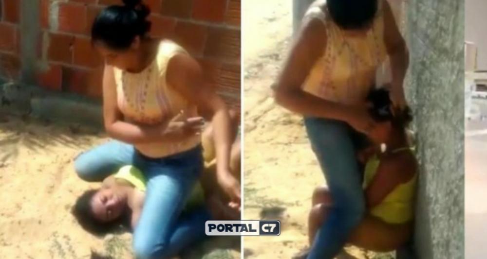 Vídeo: por ciúmes, mulher agride e corta cabelo da rival no litoral do Piauí