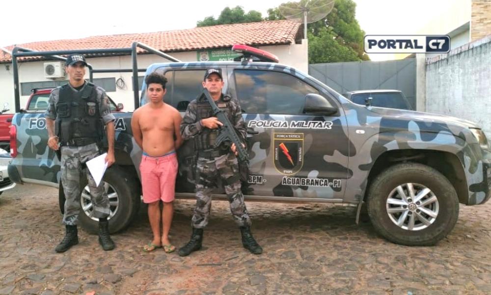 Jovem é preso suspeito de estuprar criança de 8 anos na Zona Rural de Hugo Napoleão