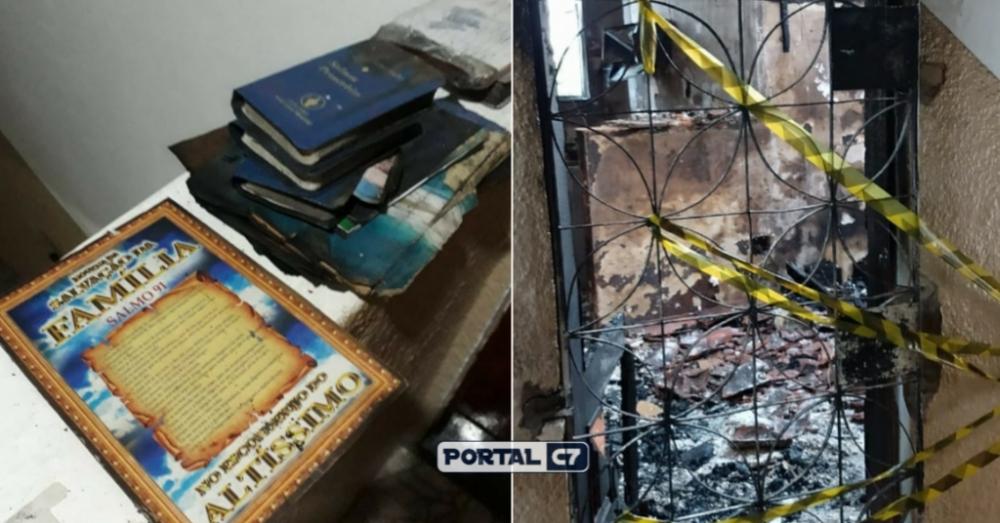 PODER DE DEUS: Bíblias e livro de Salmos escapam de incêndio em apartamento