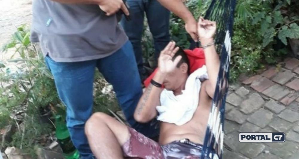 Deitado em uma rede, foragido é preso pela Polícia Civil no interior do Piauí
