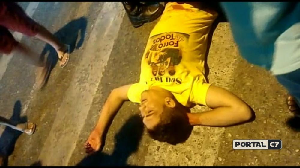 Ciclista é baleado após ser atropelado por carro no litoral do Piauí 