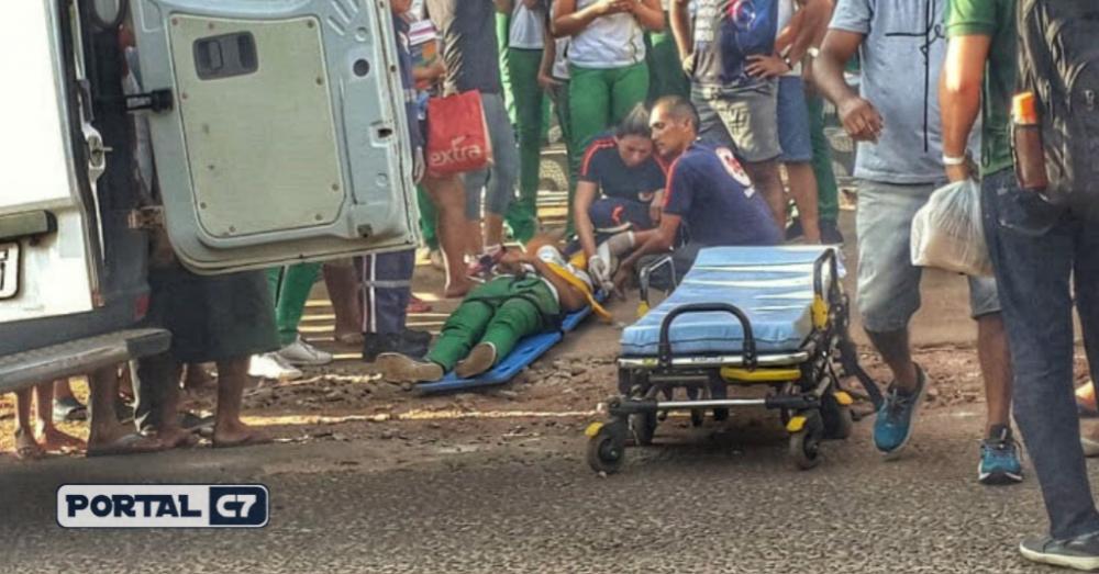 Aluna é atropelada por caminhão após sair de escola e motorista foge no Piauí