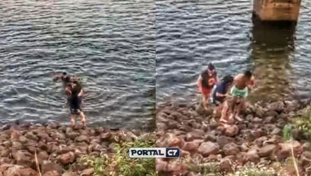 Homem é salvo de afogamento após pular en Açude no interior do Piauí