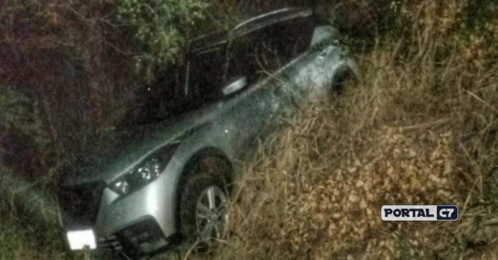 Bebê se engasga, motorista perde controle e veículo sai da pista no Piauí