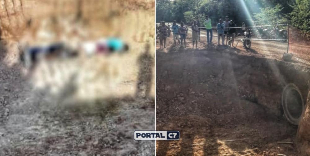 Dois jovens morrem em grave acidente após caírem em bueiro na BR-222, no Piauí