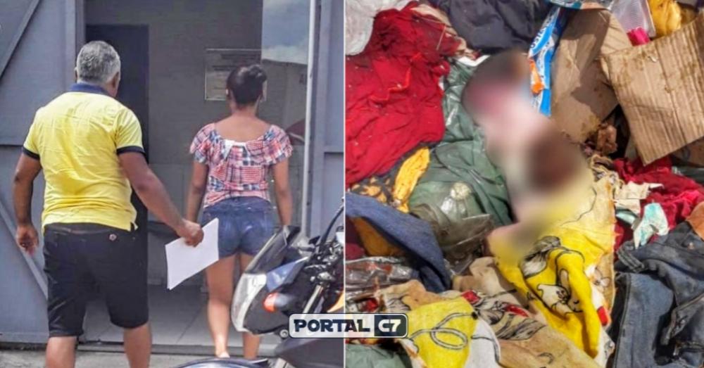 Polícia prende mãe acusada de matar filho e jogar em lixão em São Pedro do Piauí