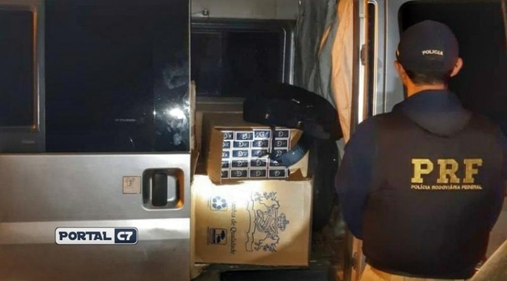 PRF apreende carregamento de cigarros contrabandeados na BR-316 no Piauí