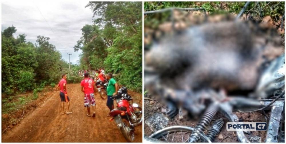 Homem morre carbonizado ao passar sobre fio energizado no Piauí