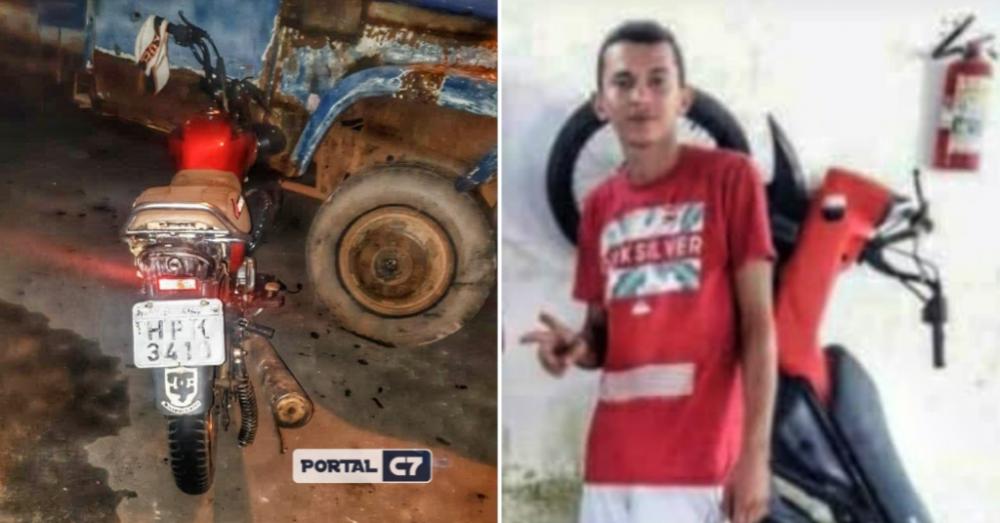 Homem morre esmagado após colidir moto contra caminhão no Norte do Piauí