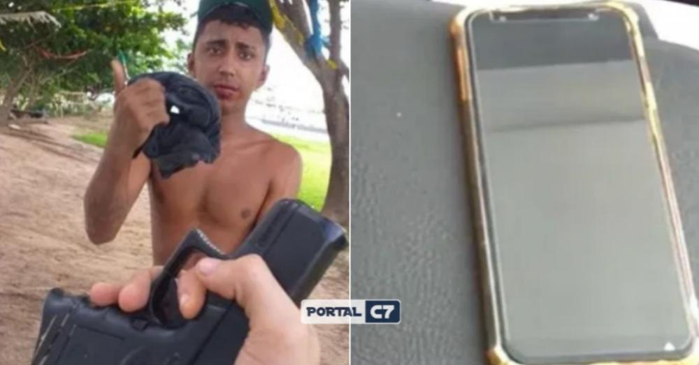 Homem é espancado por namorado de mulher ao tentar roubá-la com simulacro no Piauí