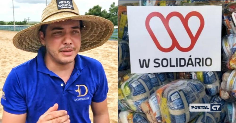 Wesley Safadão doará 30 toneladas de alimentos para cidade do Piauí