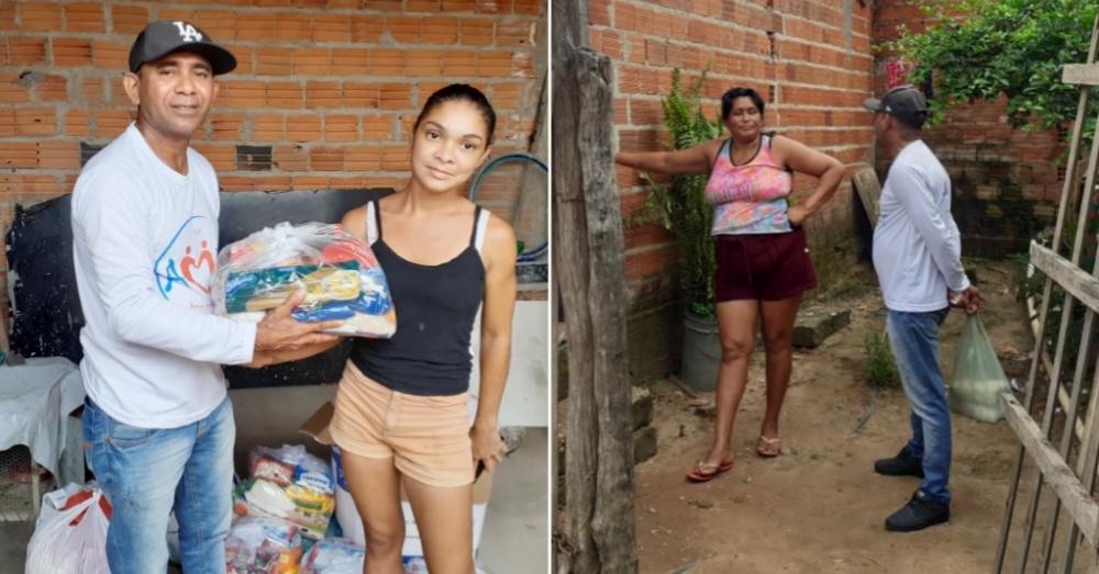 Missionário Bill Santos realiza distribuição de cestas básicas em Teresina