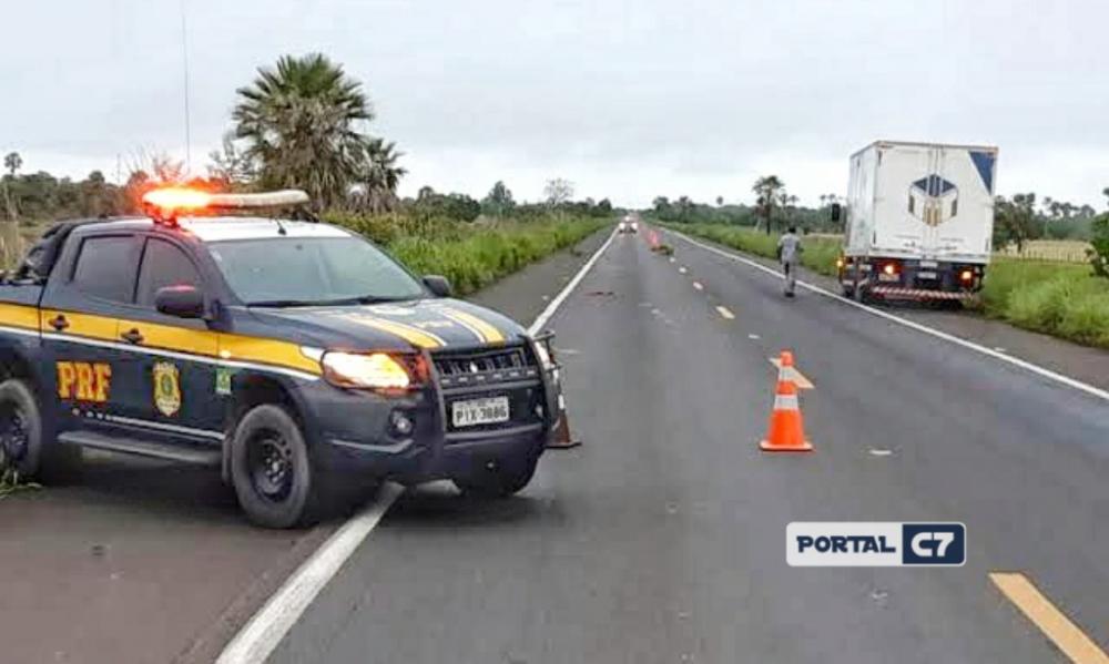 Idoso em bicicleta é colhido por carro e morre na rodovia BR-230 em Floriano