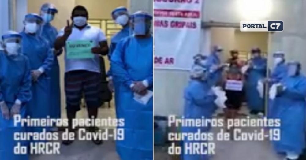 Pacientes que estavam em Hospital estão curados do Covid-19, e recebem alta no interior do Piauí 