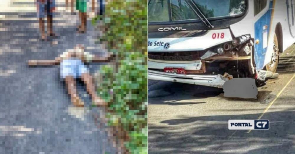 Homem morre e outro fica ferido em colisão de moto e ônibus no Piauí