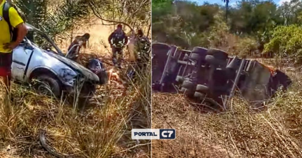 Criança de 10 anos morre e idosos ficam feridos em acidente no Piauí