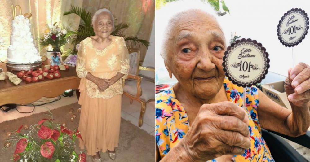 Piauiense Edite Santana celebra 101 anos com vitalidade e energia em Floriano