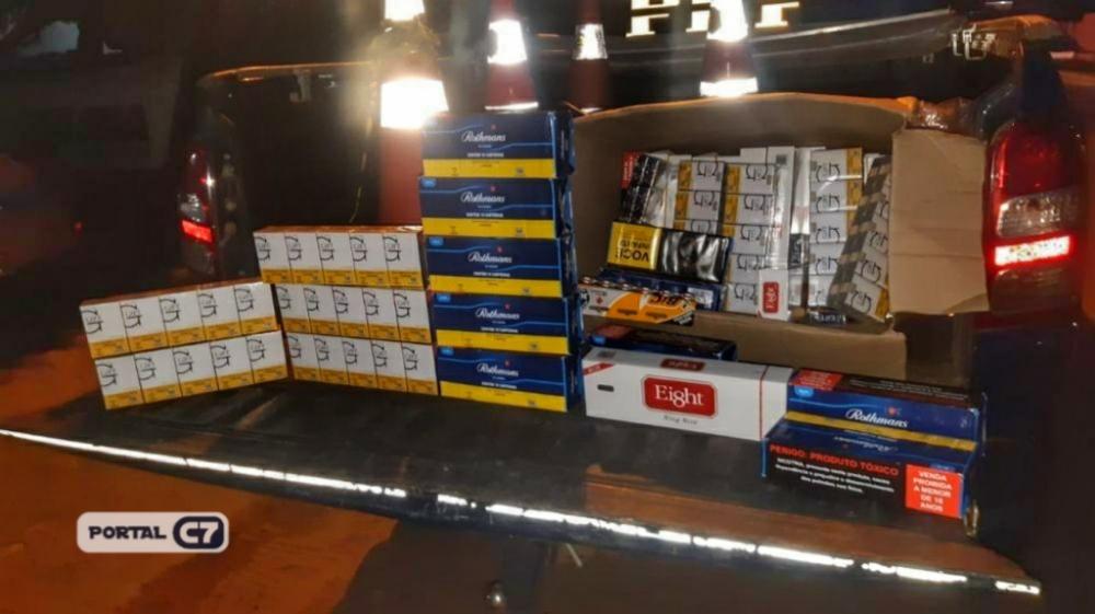 Carga de cigarros contrabandeados avaliada em R$ 1,6 mil é apreendida na BR 316