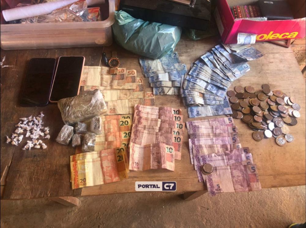 Suspeito joga drogas para vizinha guardar caso a polícia vá na casa dele em cidade do Piauí