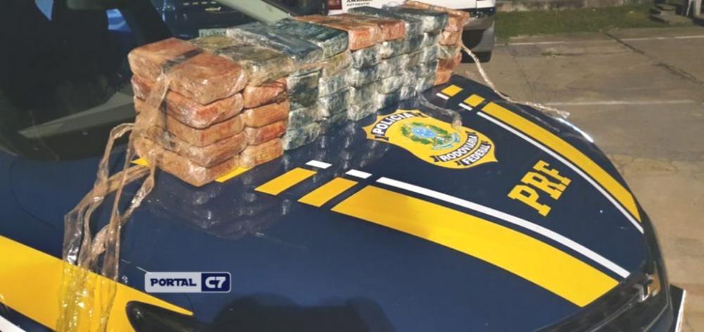 PRF apreende cocaína avaliada em R$ 6,5 milhões na BR-316 em Timon
